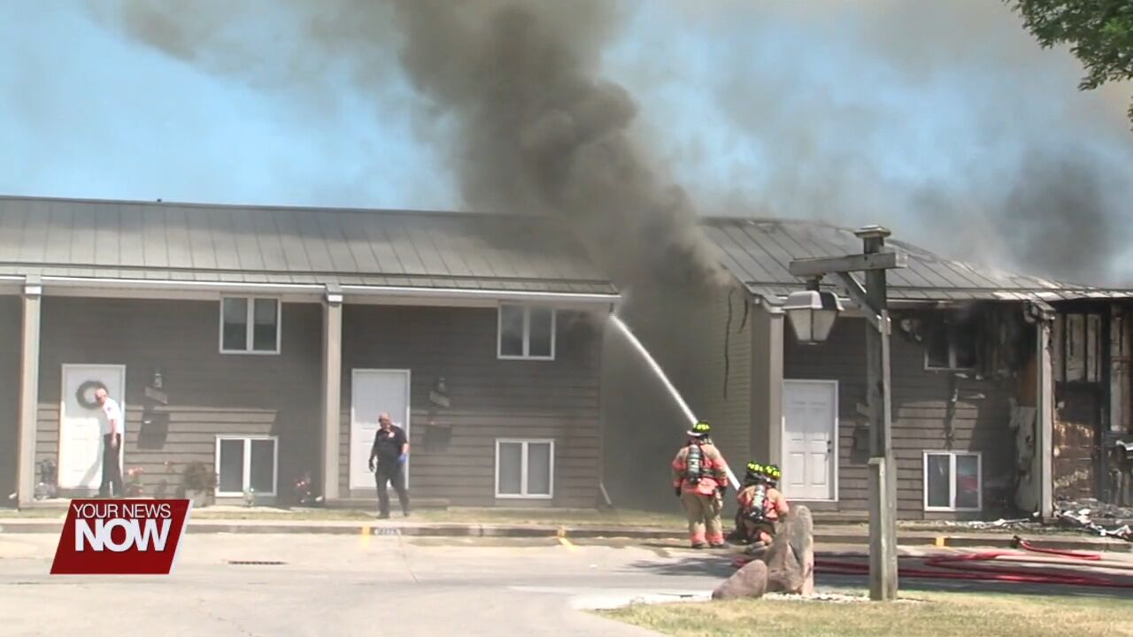 Fire damages multiple apartments in Bath Township